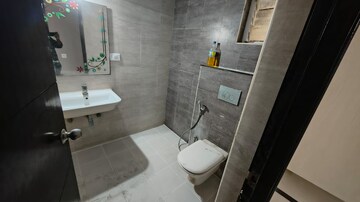 Bathroom in 3 BHK Apartment at Induscrest Apartment Complex, Osman Nagar – for Rent