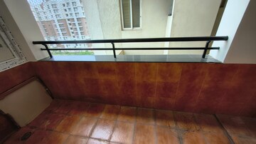 Balcony in 3 BHK Apartment at Induscrest Apartment Complex, Osman Nagar – for Rent