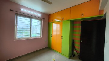 Bedroom in 3 BHK Apartment at Induscrest Apartment Complex, Osman Nagar – for Rent