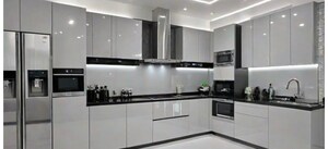 Kitchen in 4 BHK Villa at Sarjapur Bagalur Road – for Sale