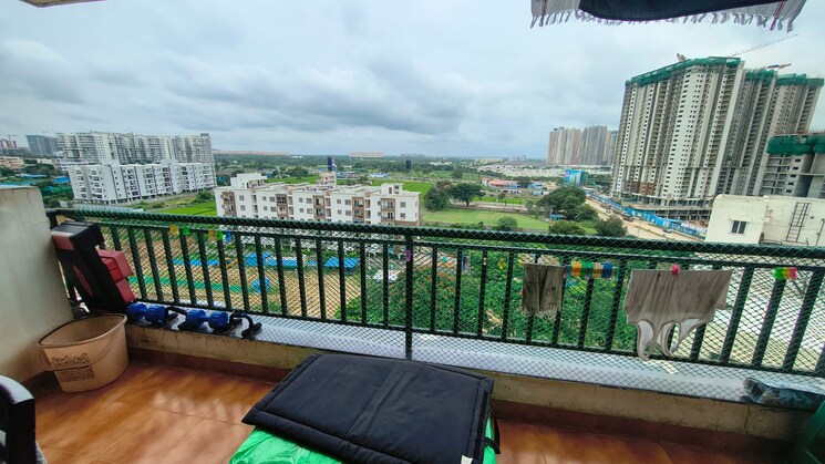 Balcony, induscrest-apartment-complex 3 Bedroom 2000 Sq.Ft. Apartment In Osman Nagar Hyderabad 9229112