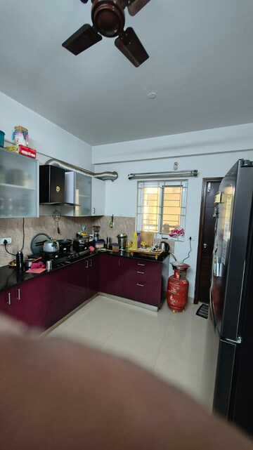 Kitchen in 3 BHK Apartment at Induscrest Apartment Complex, Osman Nagar – for Rent