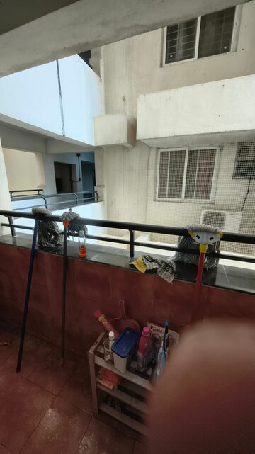 Balcony in 3 BHK Apartment at Induscrest Apartment Complex, Osman Nagar – for Rent