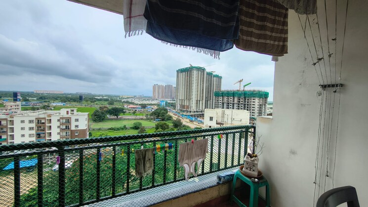 Balcony, induscrest-apartment-complex 3 Bedroom 2000 Sq.Ft. Apartment In Osman Nagar Hyderabad 9229112