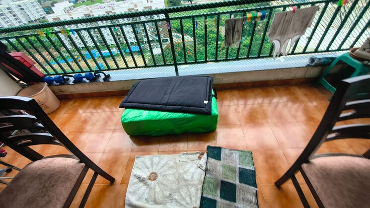 Balcony, induscrest-apartment-complex 3 Bedroom 2000 Sq.Ft. Apartment In Osman Nagar Hyderabad 9229112