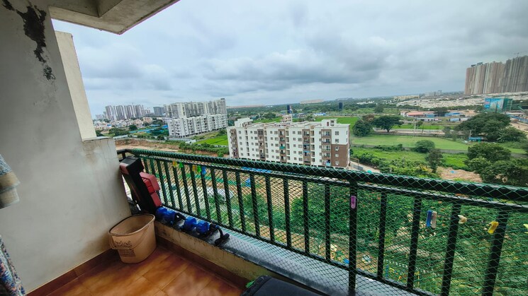 Balcony, induscrest-apartment-complex 3 Bedroom 2000 Sq.Ft. Apartment In Osman Nagar Hyderabad 9229112