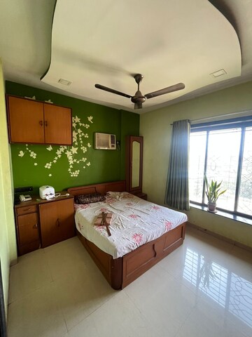 Bedroom in 2 BHK Apartment at Amrut Paradise, Kalwa – for Sale