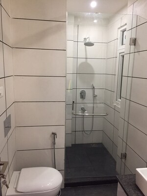 Bathroom in 3 BHK Apartment at Lajpat Nagar 4 – for Rent