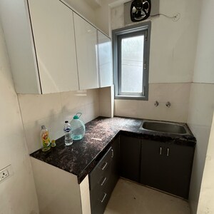 Kitchen in 1 BHK Builder Floor at Kotla Mubarakpur – for Rent