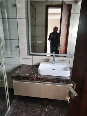 Attached Bathroom in 4 BHK Apartment at Greater Kailash I – for Rent