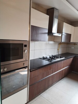 Kitchen in 4 BHK Apartment at Greater Kailash I – for Rent