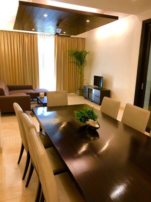 Living Room in 3 BHK Apartment at Boutique Residential Apartments C-253, Defence Colony – for Rent