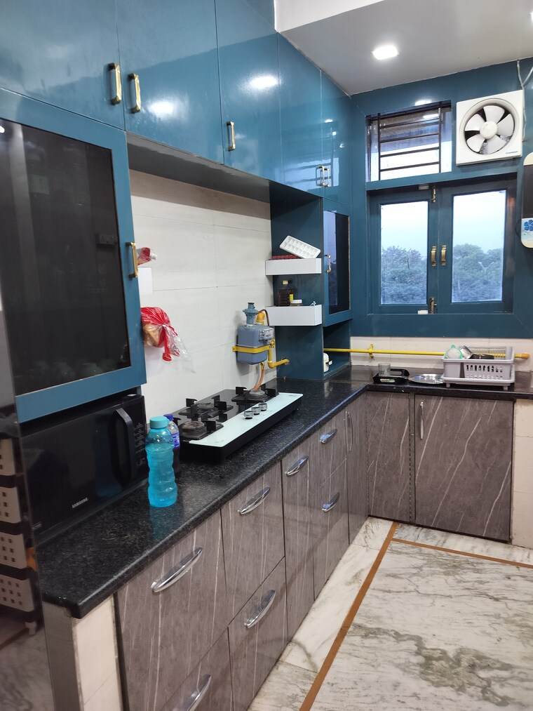 Kitchen, sector 15 dwarka 3 Bedroom 1150 Sq.Ft. Builder Floor In Sector 15 Dwarka Delhi 9229203