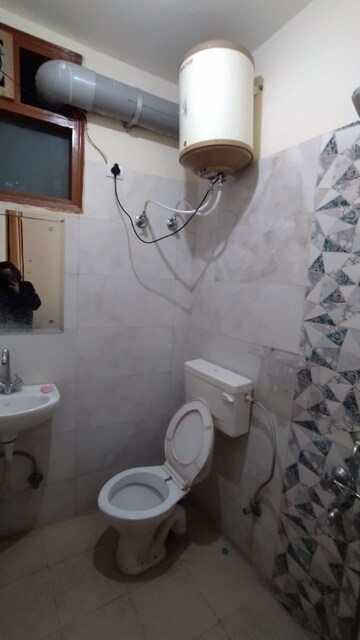 Bathroom in 1 RK Apartment at Sultanpur – for Rent