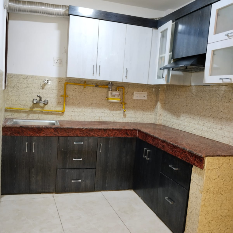 Kitchen, malviya nagar 3 Bedroom 1800 Sq.Ft. Builder Floor In Malviya Nagar Delhi 9229221