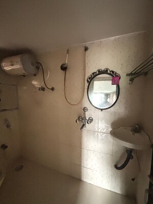 Bathroom in 2 BHK Apartment at Baba Homes Nerul, Nerul – for Rent