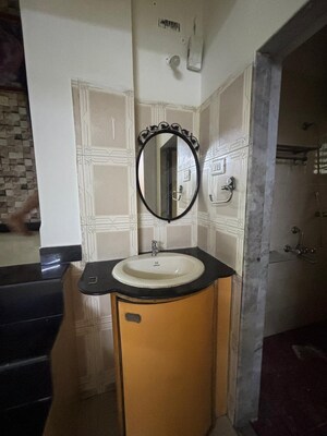 Bathroom in 2 BHK Apartment at Baba Homes Nerul, Nerul – for Rent