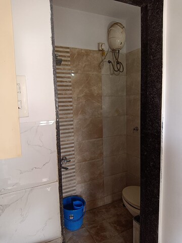 Bathroom in 1 BHK Apartment at Shree Manibhadra Wakad Centre, Wakad – for Sale