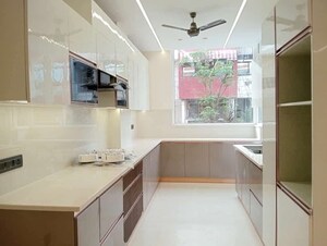 Kitchen in 3 BHK Builder Floor at Sushant Lok 2, Sector 57 – for Sale