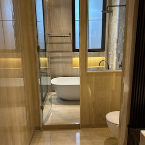 Bathroom in 4 BHK Builder Floor at Hauz Khas Enclave – for Sale