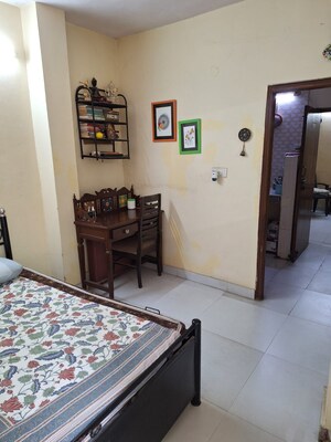 Bedroom in 1 BHK Builder Floor at Chittaranjan Park – for Rent