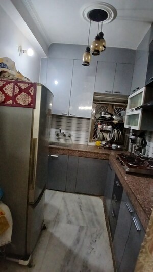 Kitchen in 3 BHK Apartment at Zakir Nagar – for Sale