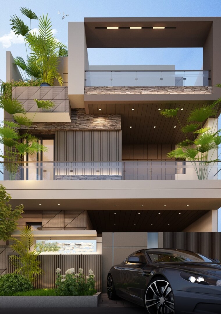 Exterior View, vaishali nagar 4 Bedroom 3600 Sq.Ft. Villa In Vaishali Nagar Jaipur 9229439