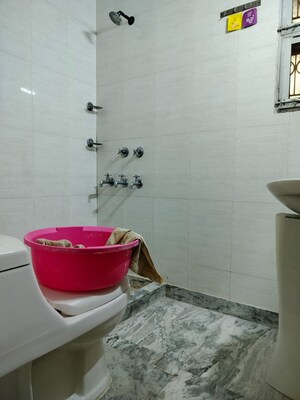 Bathroom in 4 BHK Apartment at Sarita Vihar – for Rent
