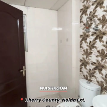 Bathroom in 3 BHK Apartment at ABA Cherry County, Tech Zone Greater Noida – for Sale