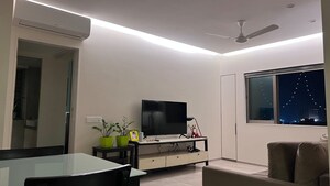 Living Room in 1.5 BHK Apartment at Lady Ratan Tower, Worli – for Sale