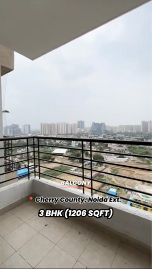 3 BHK Apartment – Exterior View View at ABA Cherry County, Tech Zone Greater Noida - for Sale