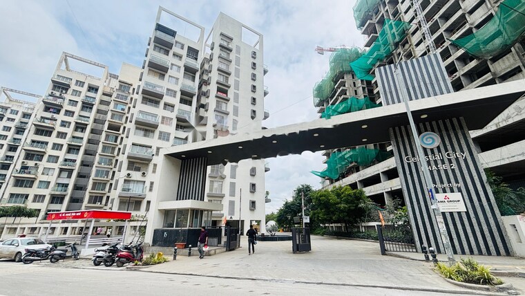 Exterior View, rama-celestial-city-phase-ii 3 Bedroom 1032 Sq.Ft. Apartment In Ravet Pune 9229765
