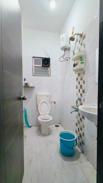Bathroom in 1 BHK Apartment at Pentagon Fortune East, Kharadi – for Rent