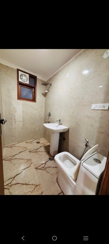 Bathroom in 3 BHK Builder Floor at Saket – for Rent