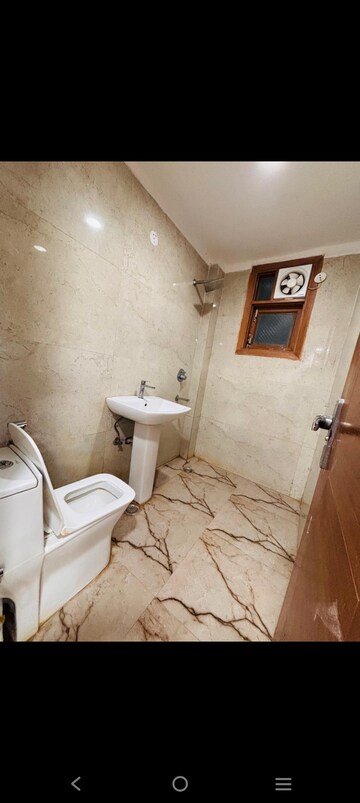 Bathroom in 3 BHK Builder Floor at Saket – for Rent
