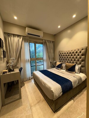 Bedroom in 3 BHK Apartment at Shapoorji Pallonji Sarova Complex, Kandivali East – for Sale
