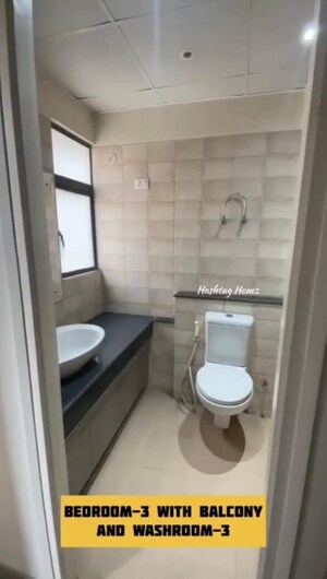 Bathroom in 3 BHK Apartment at Shri Radha Aqua Garden, Sector 16b Greater Noida – for Sale