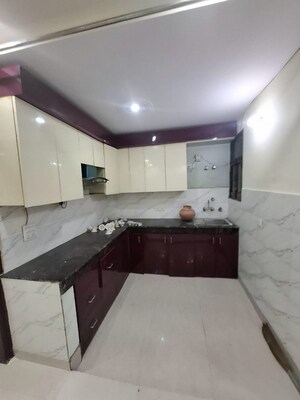 Kitchen in 3 BHK Builder Floor at Mahavir Enclave – for Rent