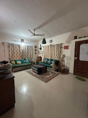 Living Room in 1 BHK Apartment at Vishaldeep Residency, Chandan Nagar – for Rent