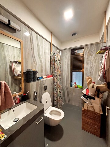 Bathroom in 2 BHK Apartment at Powai – for Rent
