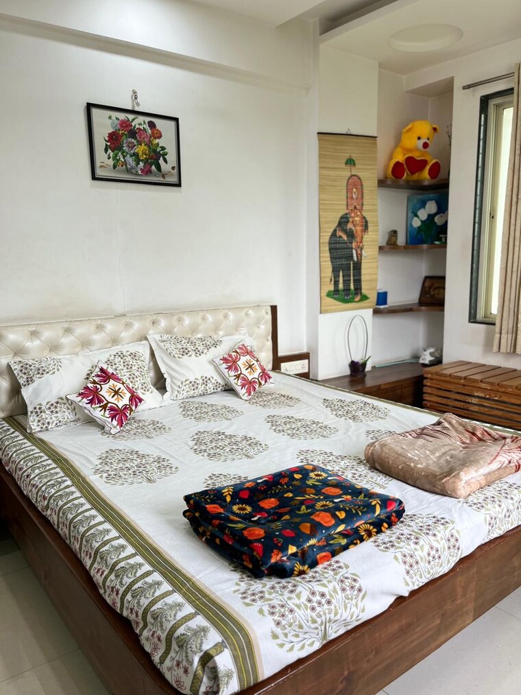 Bedroom, gangapur road 3 Bedroom 1575 Sq.Ft. Apartment In Gangapur Road Nashik 9230172