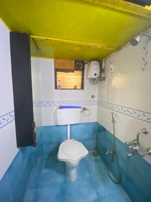 Bathroom in 2 BHK Apartment at Satguru Solitaire, Kasarvadavali – for Rent