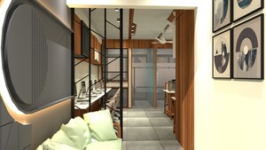 Staircase in  Office Space at Ambawadi – for Rent