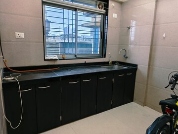 Kitchen in 1 BHK Apartment at Chandak Paloma, Goregaon East – for Rent