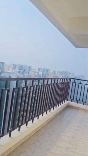 Balcony in 3.5 BHK Apartment at SKA Divya Towers, Panchsheel Green – for Sale