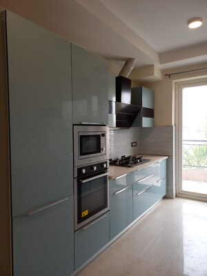 Kitchen in 4 BHK Builder Floor at 4S Aradhya Extension, Sector 67a – for Rent