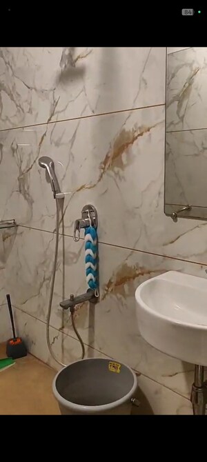 Bathroom in 3 BHK Apartment at Siddhi Aura, Andheri East – for Rent