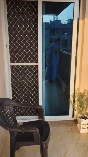 Balcony in 2 BHK Apartment at SKA Greenarch, Panchsheel Green – for Sale