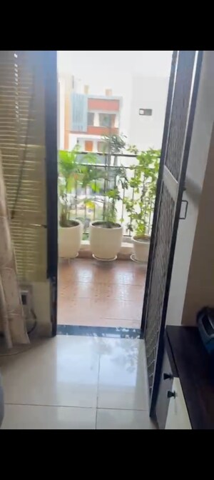 Balcony in 3 BHK Apartment at LandCraft River Heights, Raj Nagar Extension – for Rent