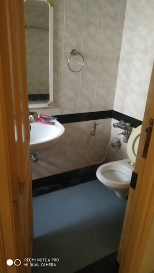 Bathroom in 2 BHK Apartment at Hill Side Powai, Powai – for Rent